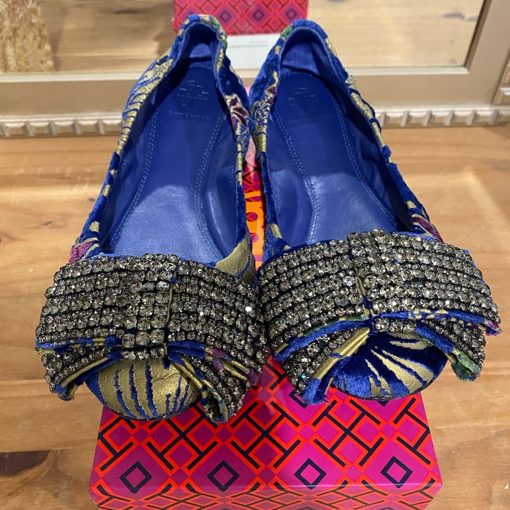 Tory Burch sparkly flats